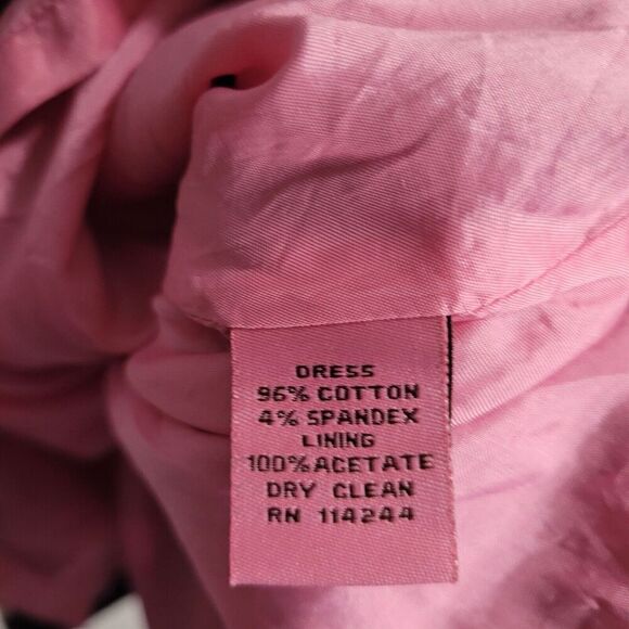 Eliza J Blue Polka Dot Dress Women's 4 Pleated Fit Flare Knee Length Sleeveless - Picture 13 of 13